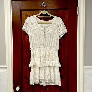 Love Shack Fancy! White dress, size medium. Barely worn!